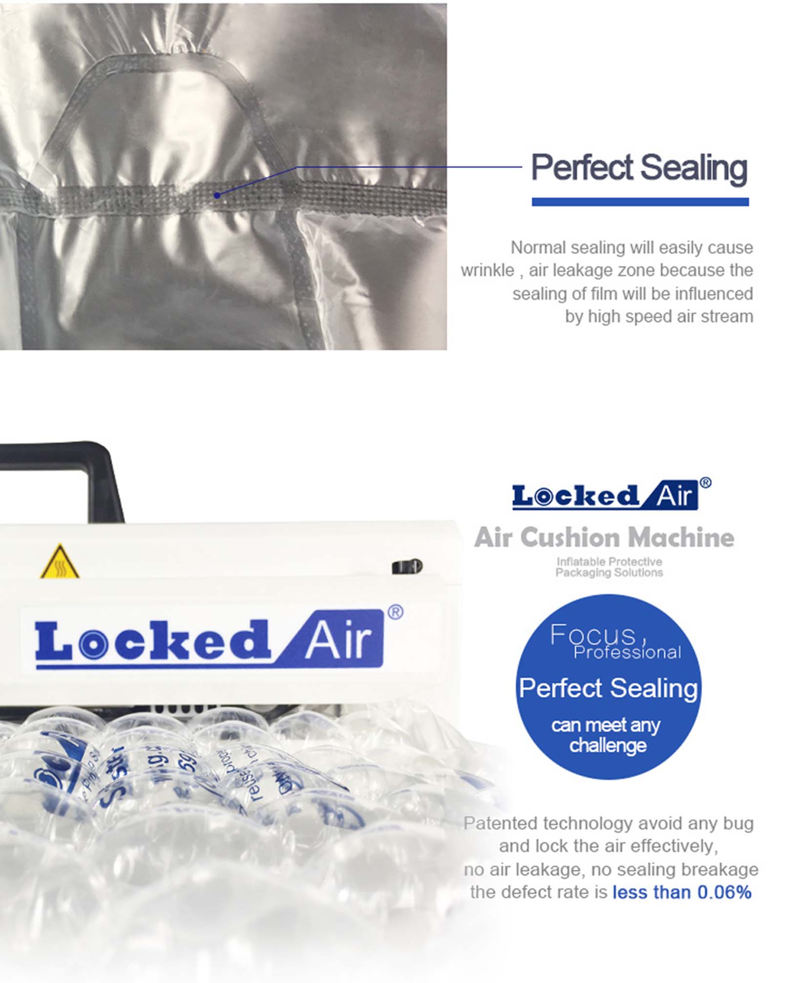 LA-E3S Pro High-Pressure Air Fill Packaging Machine - Business Class