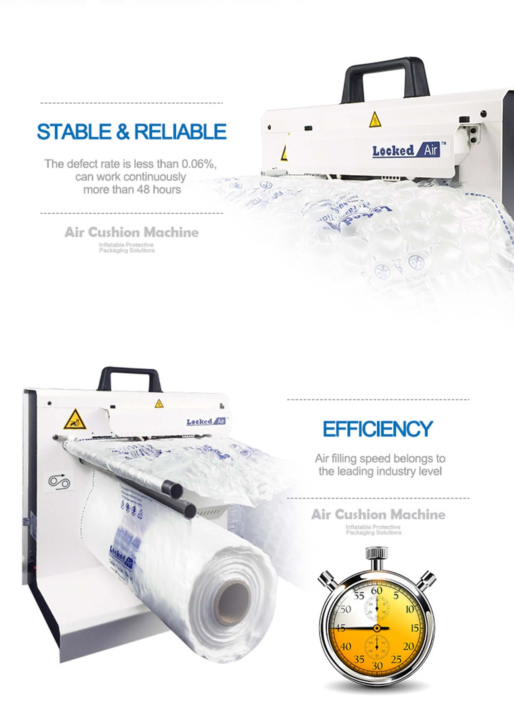 LA-E3S Pro High-Pressure Air Fill Packaging Machine - Business Class