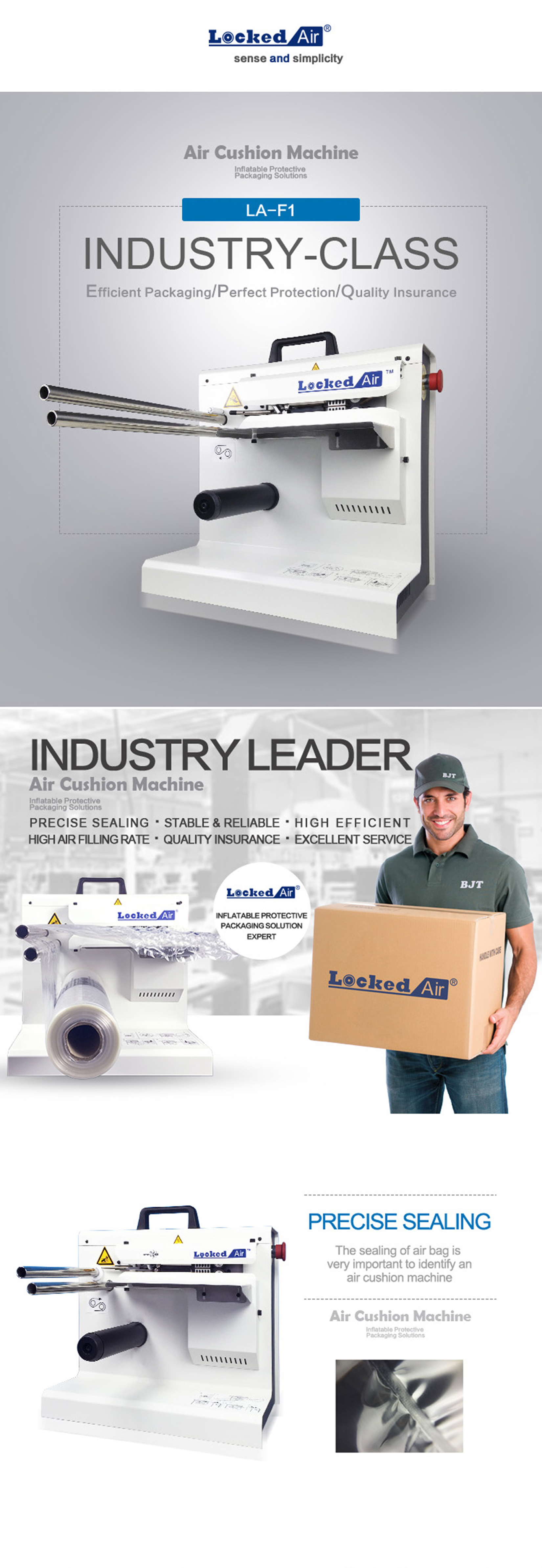 LA-F1 Durable & Affordable Bubble Wrap Maker - Business Class