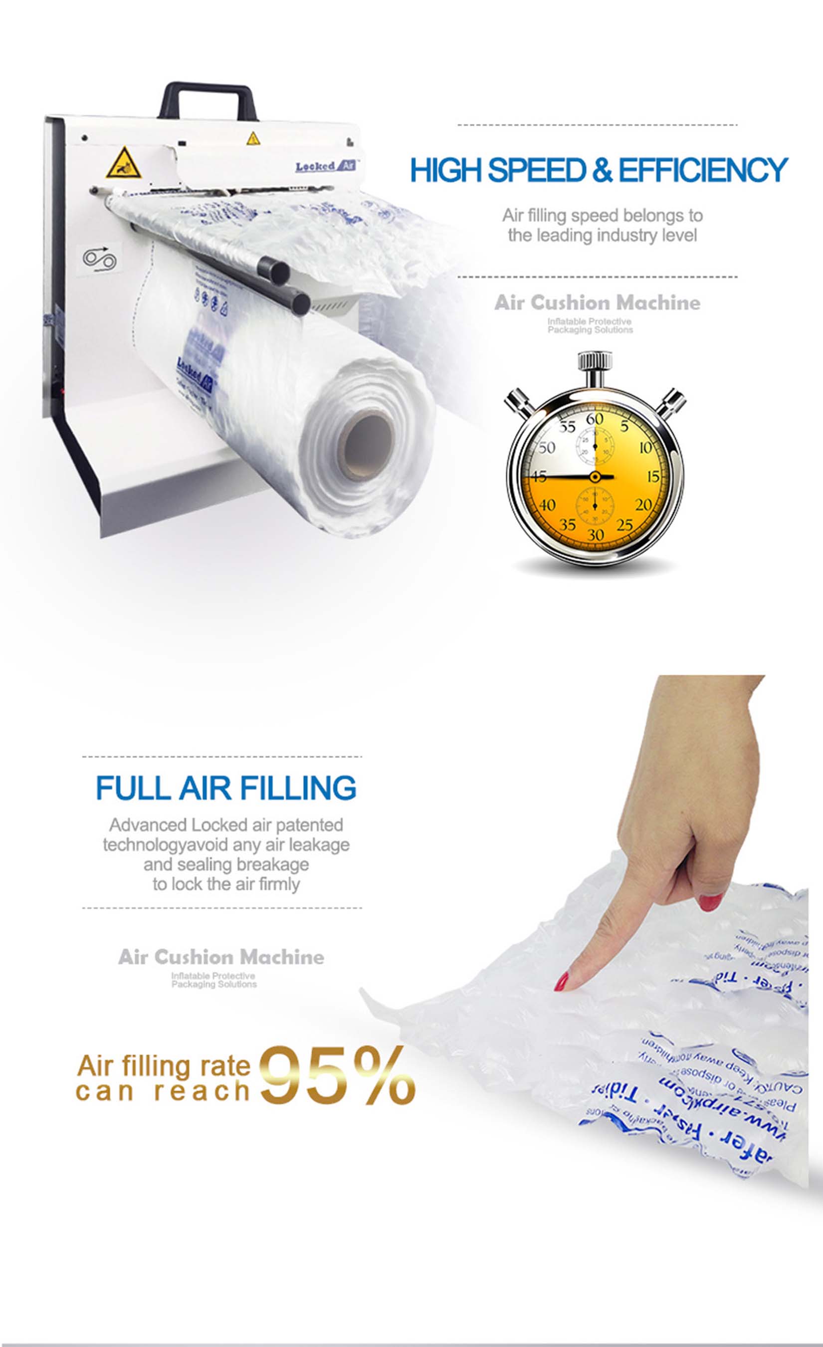 LA-F1 PRO High-Speed Air Bubble Machine - Industrial Class