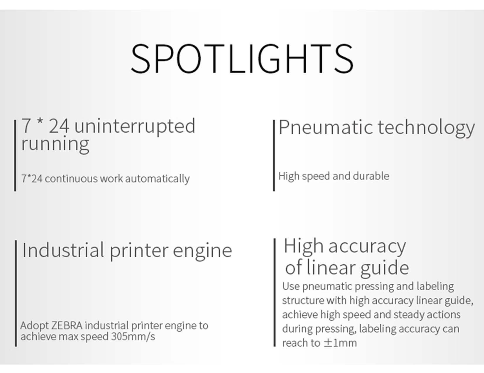 Print and Press-Apply Labeling System PLS540