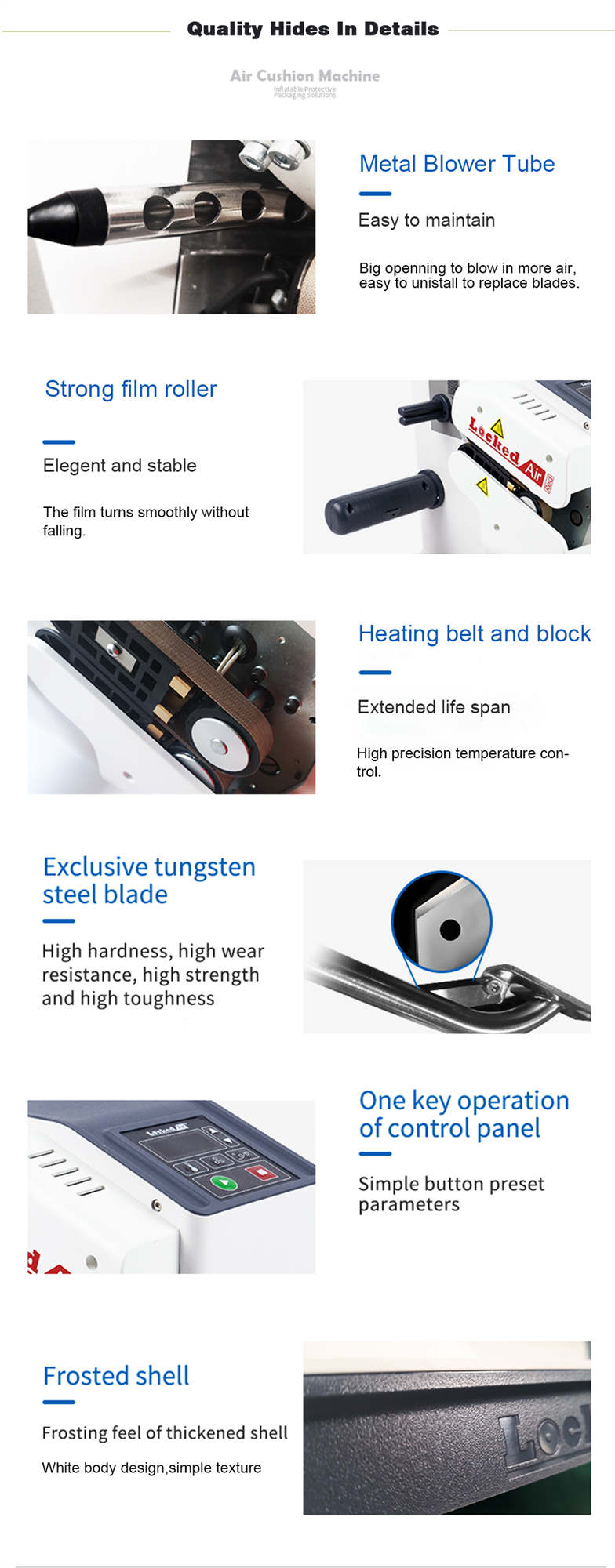 LA-E4C Air Cushion Machine