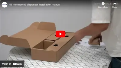 H1 Honeycomb dispenser installation manual