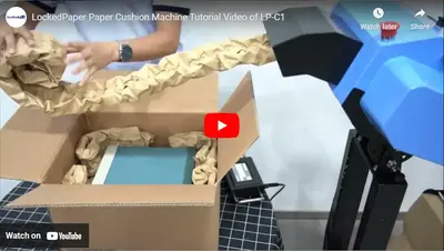 LockedPaper Paper Cushion Machine Tutorial Video of LP-C1
