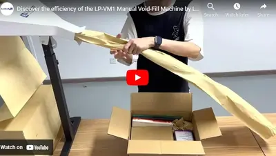 Discover the efficiency of the LP-VM1 Manual Void-Fill Machine by LockedPaper!