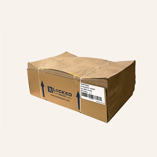 LockedPaper Folded Kraft Paper